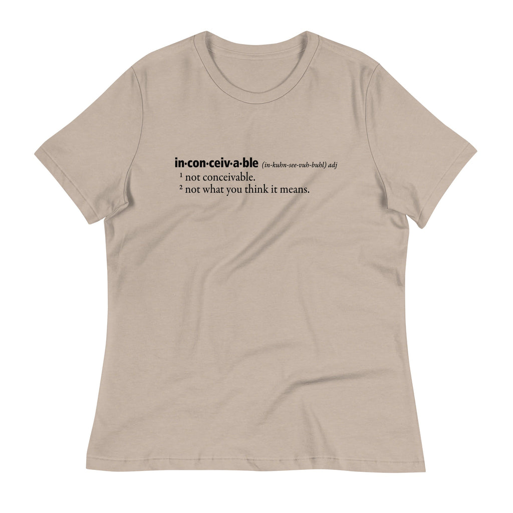 Inconceivable Definition Women's Signature Tee