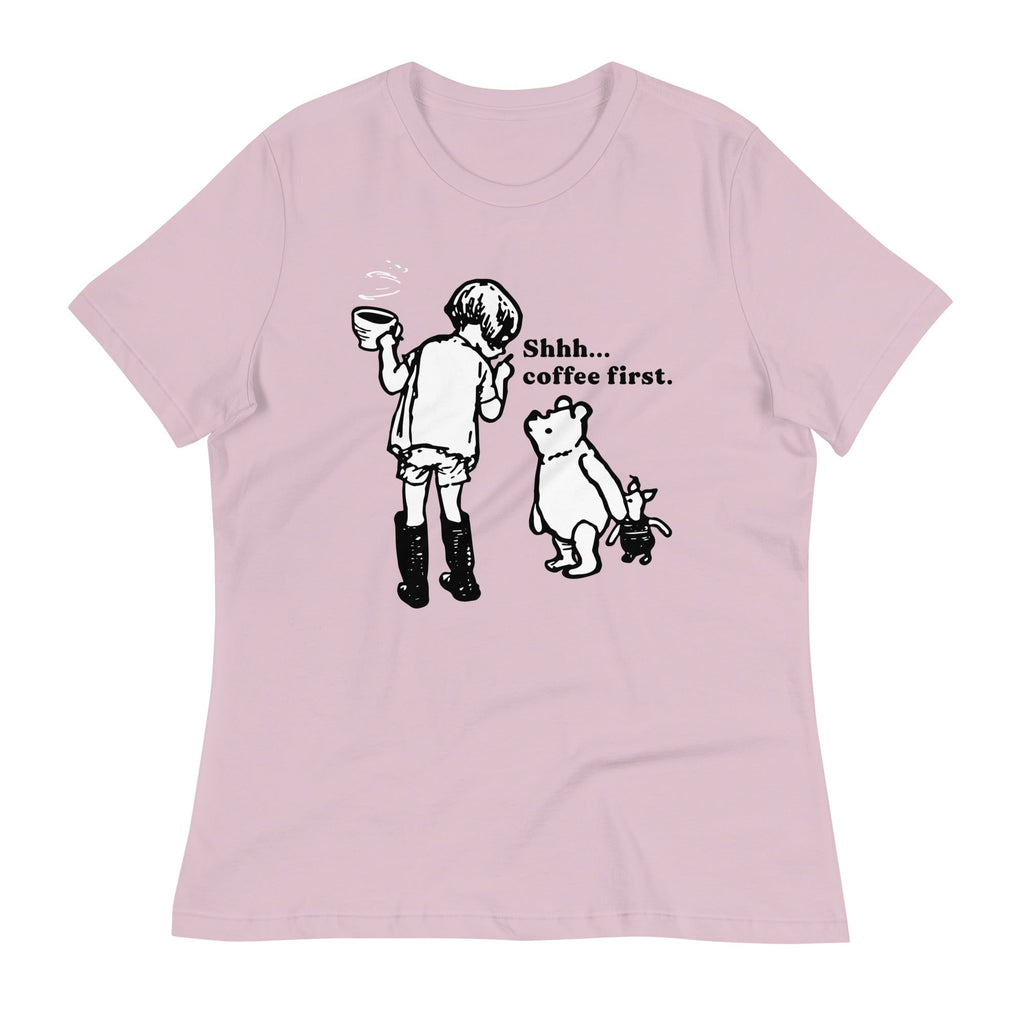 Shhh Coffee First Women's Signature Tee