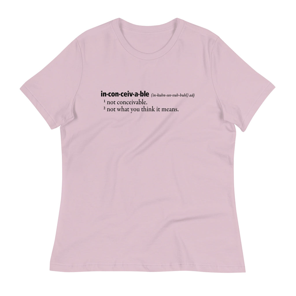 Inconceivable Definition Women's Signature Tee