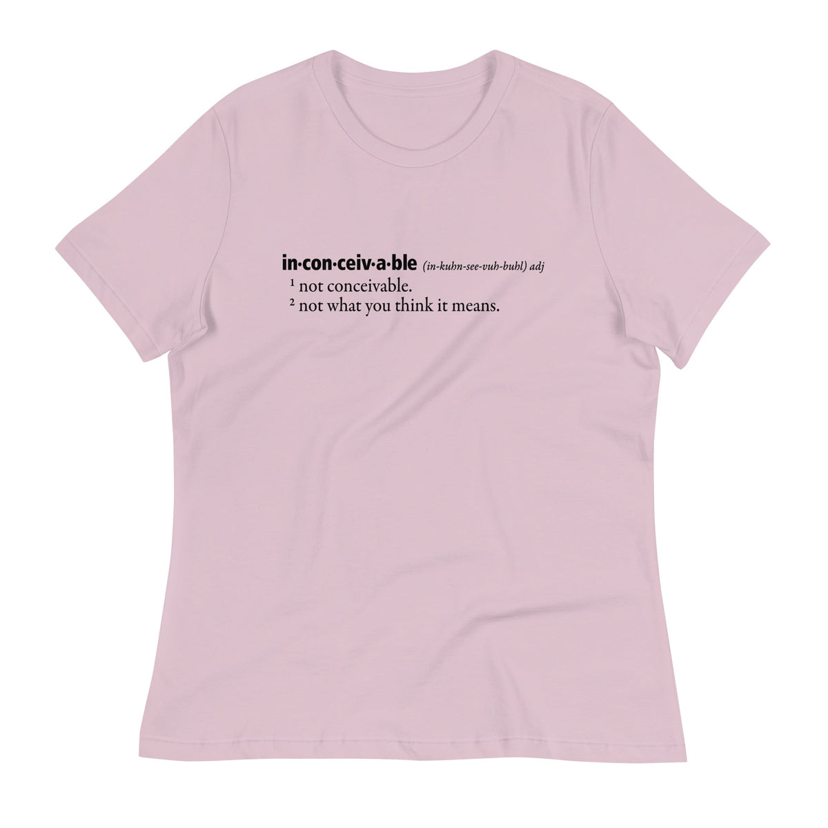 Inconceivable Definition Women's Signature Tee