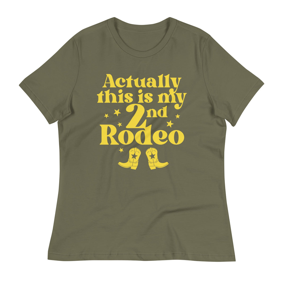 Actually This Is My 2nd Rodeo Women's Signature Tee