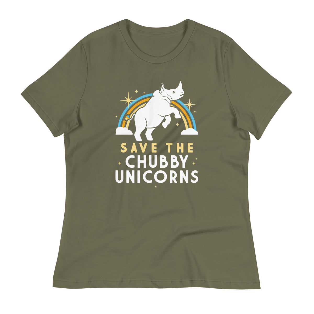 Save The Chubby Unicorns Women's Signature Tee