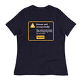 Human Quit Unexpectedly Women's Signature Tee