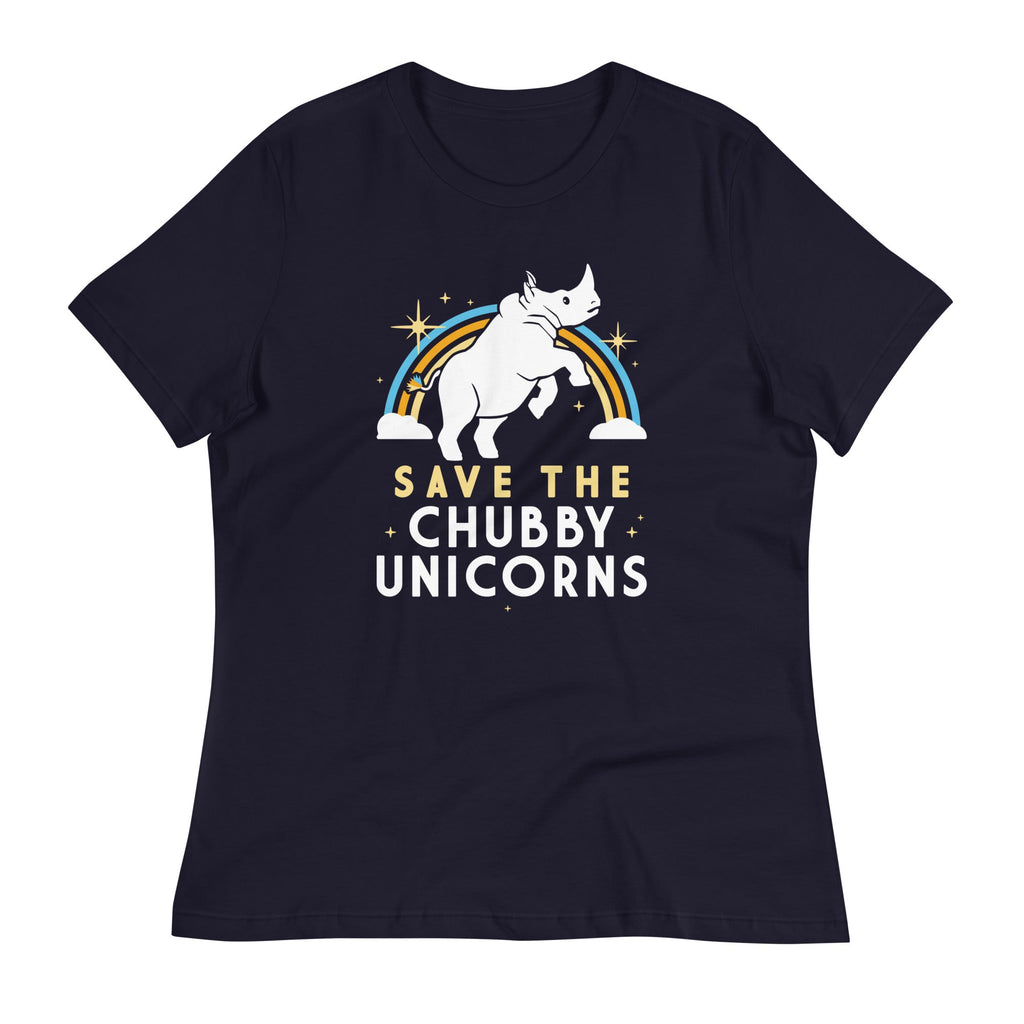 Save The Chubby Unicorns Women's Signature Tee