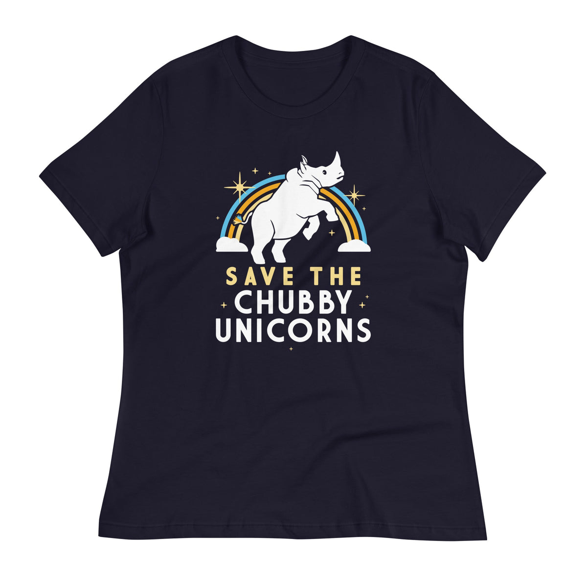 Save The Chubby Unicorns Women's Signature Tee