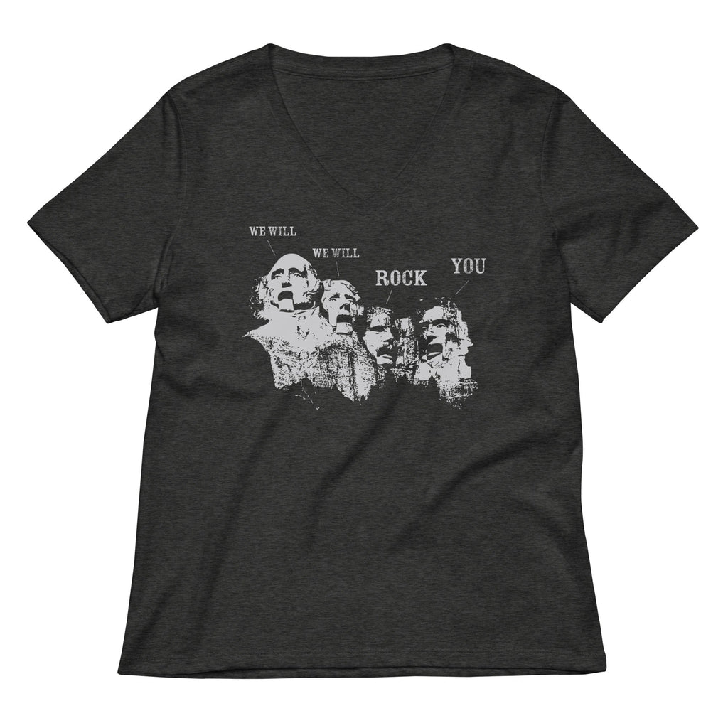 We Will Rock You Women's V-Neck Tee