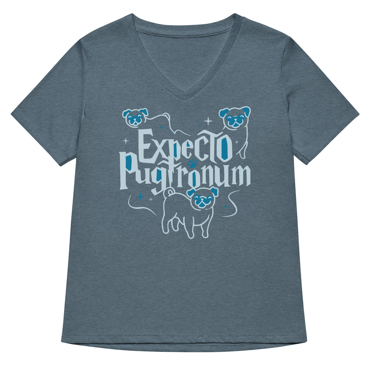 Expecto Pugtronum Women's V-Neck Tee