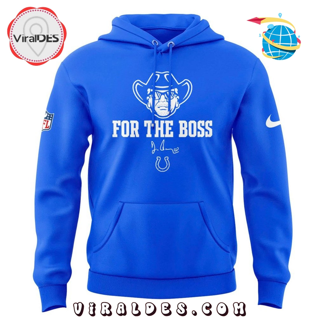 Won For Jim Indianapolis Colts For the Boss Hoodie