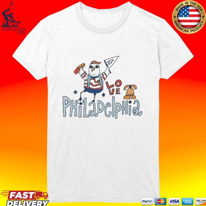 World Cup 2026 Philadelphia Vinnie The Pigeon T-shirt