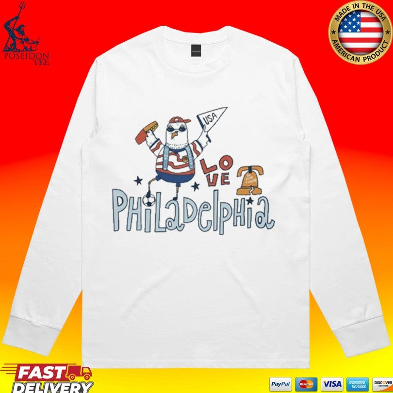 World Cup 2026 Philadelphia Vinnie The Pigeon T-shirt