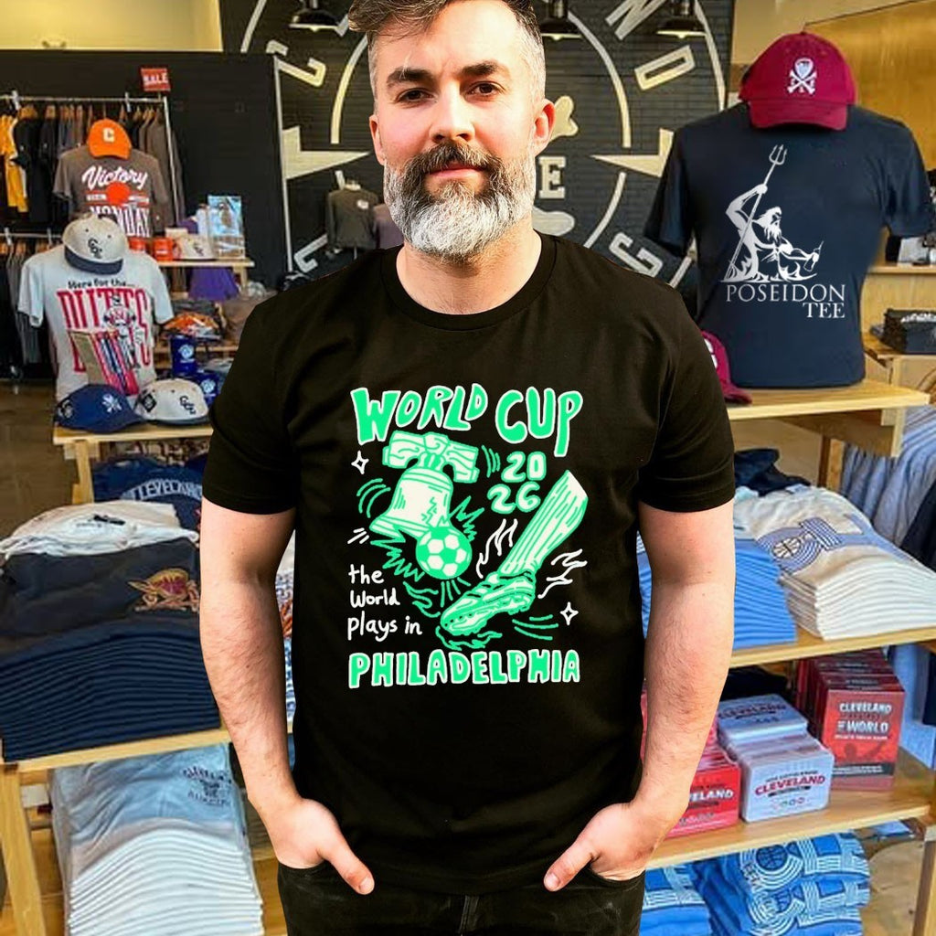 World Cup The World Plays In Philadelphia 2026 T-shirt