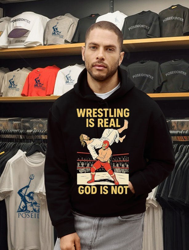 Wrestling Is Real God Is Not Jesus Wrestling 2026 T-shirt