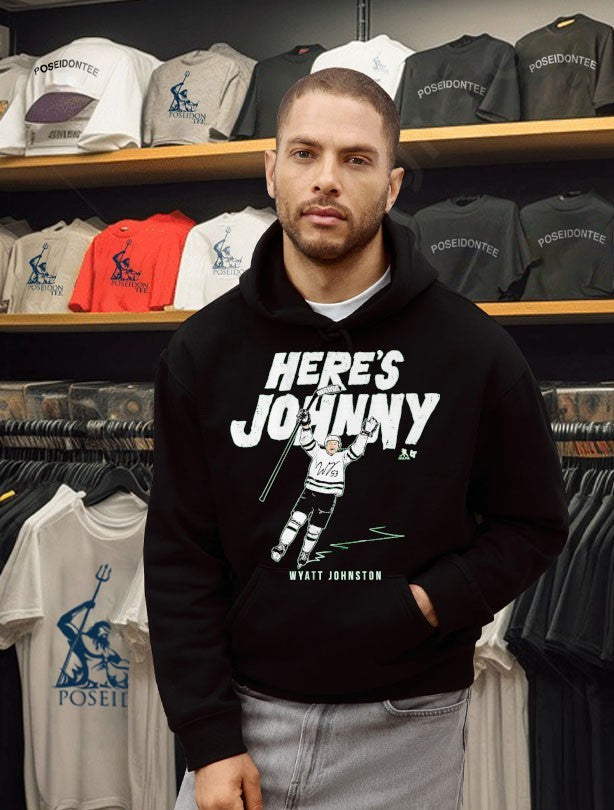 Wyatt Johnston Here’s Johnny T-shirt