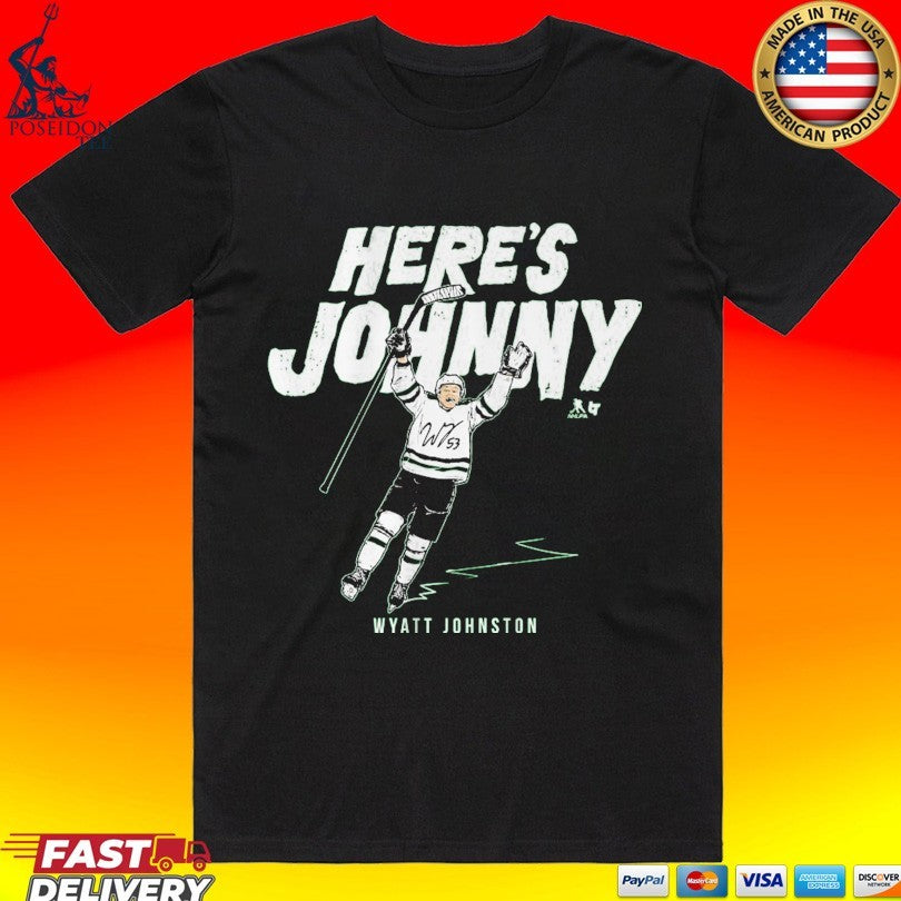 Wyatt Johnston Here’s Johnny T-shirt