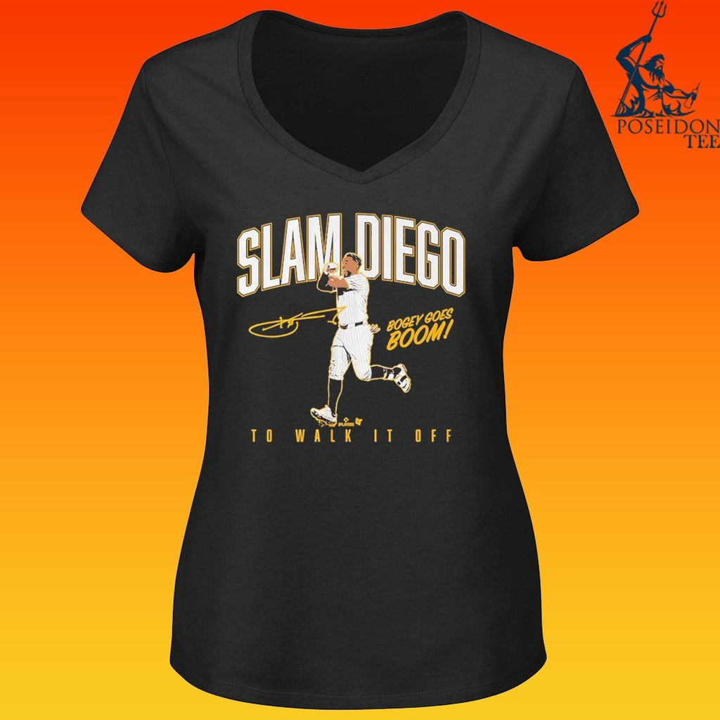 Xander Bogaerts Slam Diego To Walk It Bogey Goes Boom T-shirt