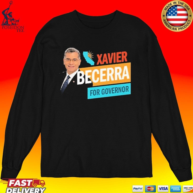 Xavier Becerra For California Governor 2026 T-shirt