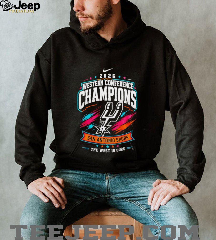 San Antonio Spurs NBA Western Conference Champions 2026 graphic shirt