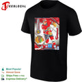 Connor Bedard Chicago Blackhawks hockey goalie action team photo poster shirt