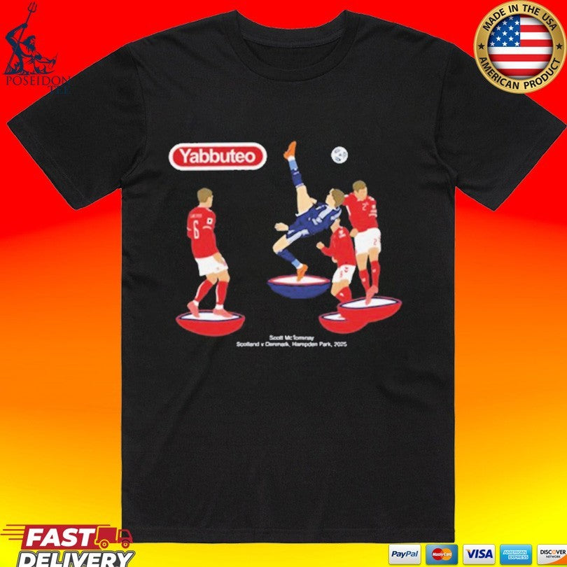 Yabbuteo Scott Mctominay Scotland V Denmark Hampden Park 2025 T-shirt