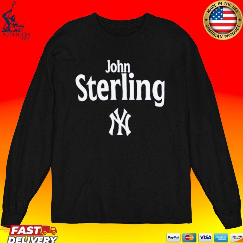Yankees Memorial Patch For Voice John Sterling T-shirt