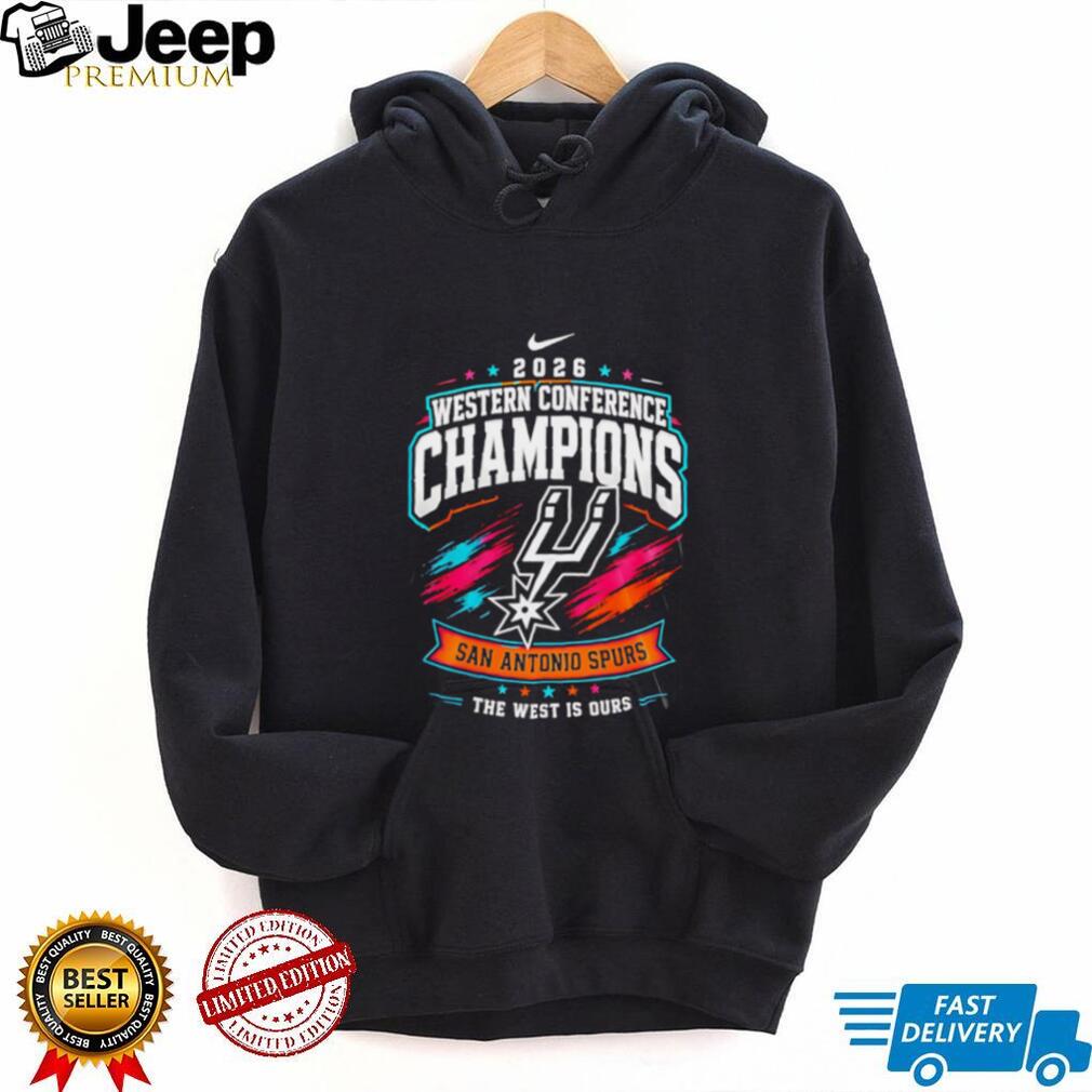 San Antonio Spurs NBA Western Conference Champions 2026 graphic shirt