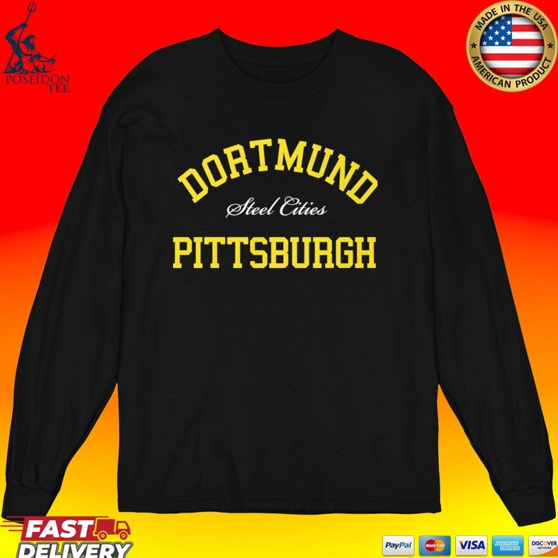 Dortmund Pittsburgh Steel Cities T-shirt