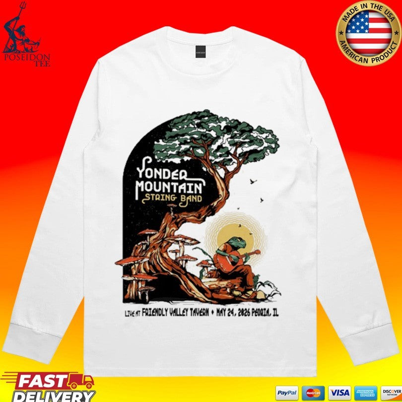 Yonder Mountain String Band Tour Peoria, Il 05.24.2026 T-shirt