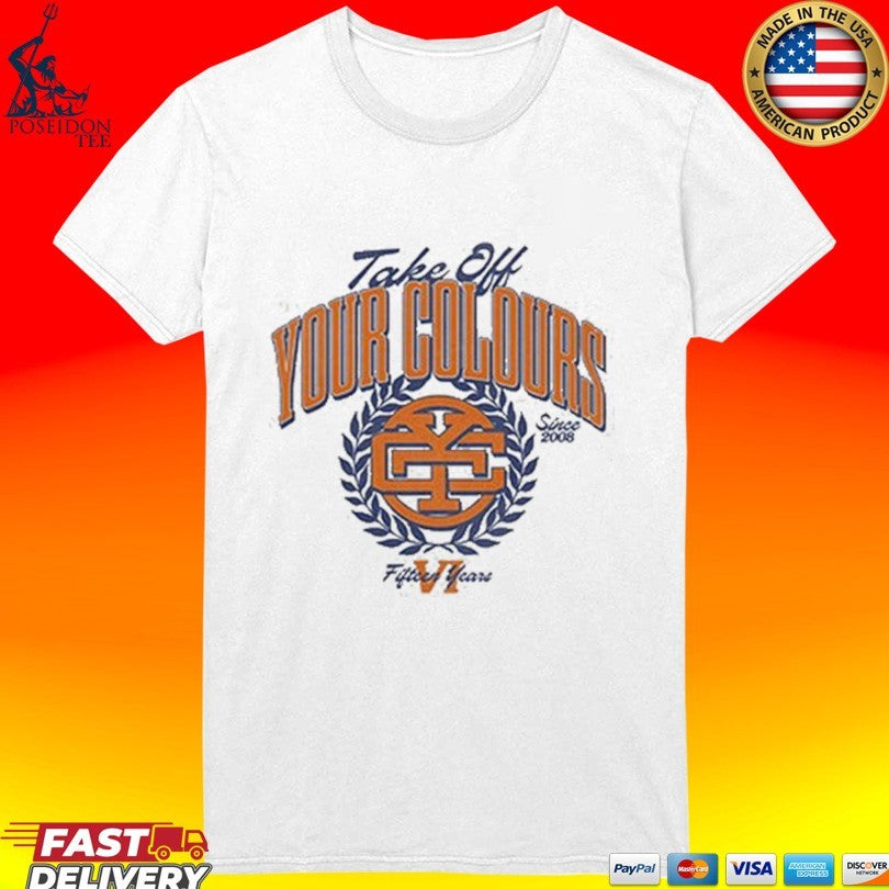 You Me At Six Take Off Your Colours 15 Years Since 2008 T-shirt