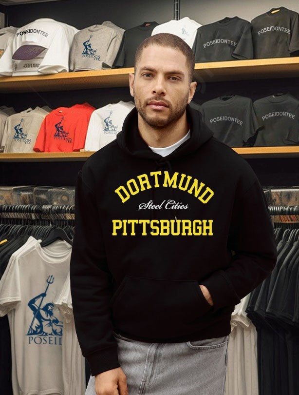 Dortmund Pittsburgh Steel Cities T-shirt