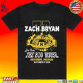 Zach Bryan The Big House Ann Arbor Michigan Wolverines September 27 2025 T-shirt
