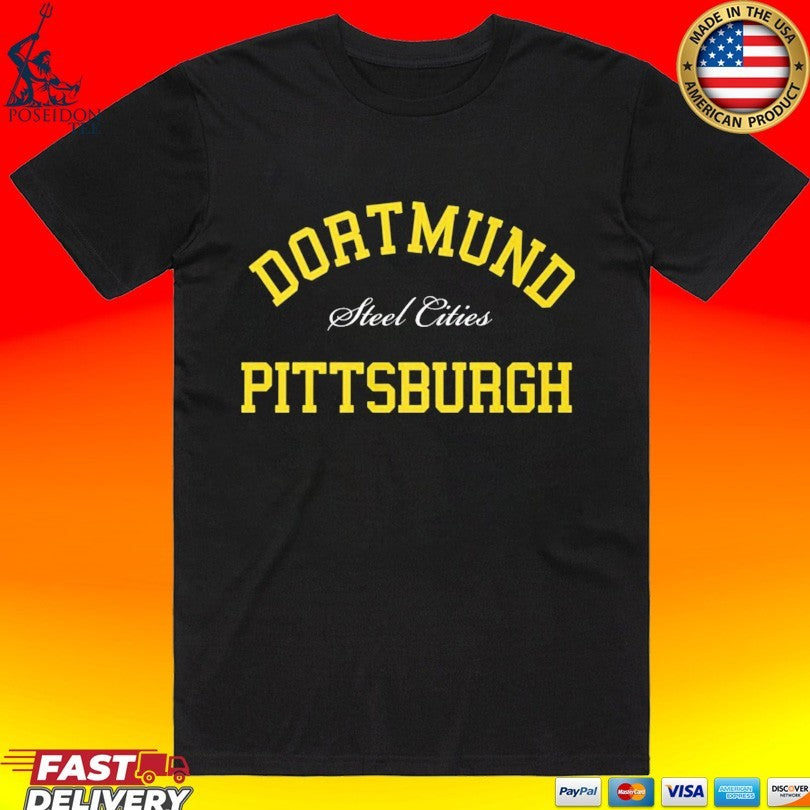 Dortmund Pittsburgh Steel Cities T-shirt